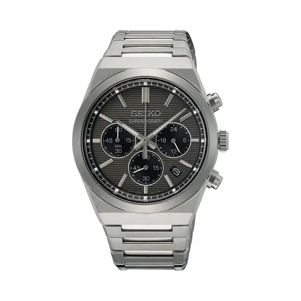 Seiko Chronograph SSB455P1, Quarzuhr, Armbanduhr, Herrenuhr, Damenuhr, Stoppfunktion, Datum thumbnail