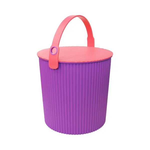 sceltevie Hachiman - Omnioutil Eimer Mit Deckel 10 L Purple thumbnail