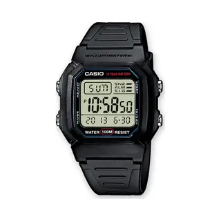 Casio W-800H-1AVES horloge Man Elektronisch Zwart