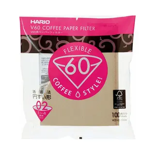 Hario Vcf-02-100M Papierfilter, Natur, Größe 02-100 Stück