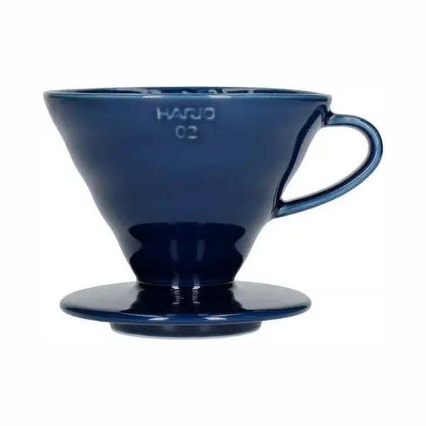 Hario V60 Dripper - 02 Size - Keramiek - Indigo Blauw thumbnail