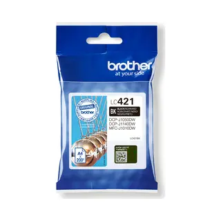 Brother LC421BK Druckerpatrone 1 Stück(e) Original Schwarz
