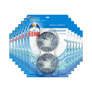 12x Wc Eend Stortbakblok Blauw 2x 50 Gr