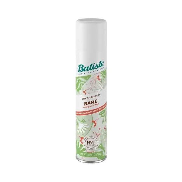 Batiste Dry Shampoo In Bare 200ml, Barely Scented Light Fragrance, No Rinse Spray To Refresh Hair In Between Washes thumbnail