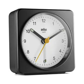 Braun BC03BW Wecker Quarz-Wecker Schwarz, Weiß