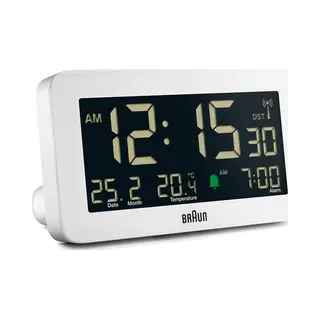 Braun BC10W-Dcf Wecker Digitaler Wecker Weiß
