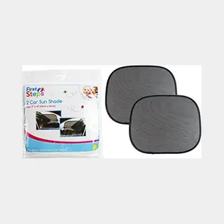 ‚First Steps‘ Auto-Sonnenschutz, 2 Stück, Schützt Kinder, Blockt Uv-Strahlen.
