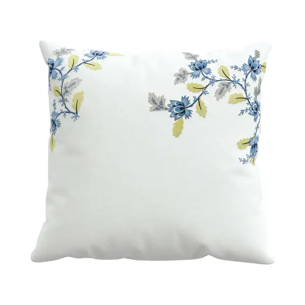 Sanderson Enys Garden Pair Of Square Pillowcases, Indigo & Primrose thumbnail
