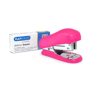 Rapesco Bug Mini Flat clinch Roze