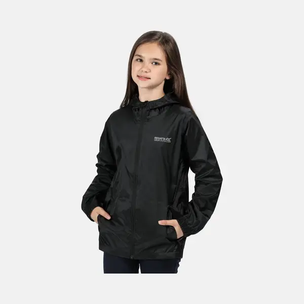 Regatta Kids' Pack It Waterproof Packaway Jacket, Breathable & Taped Seams - Perfect For Outdoors, Walking, Hiking & Camping thumbnail