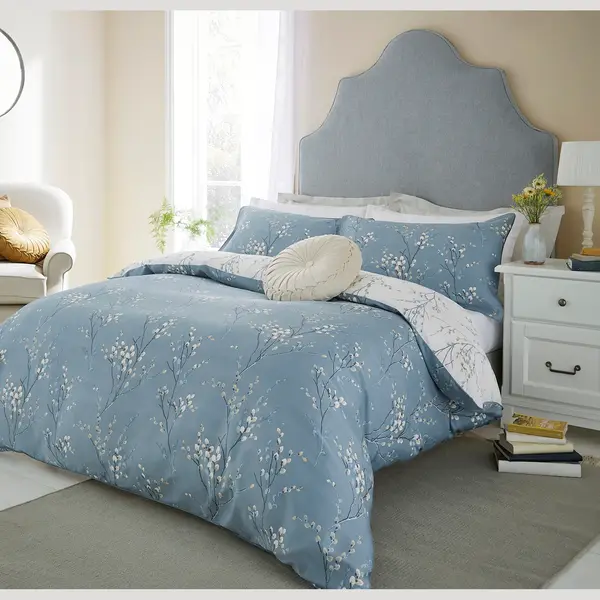 Laura Ashley Pussy Willow Duvet Set, Single, Dark Seaspray thumbnail