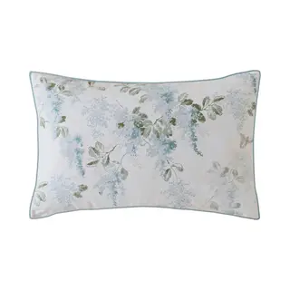 Laura Ashley Mirabelle Standard Pillowcase Pair, Pale Seaspray