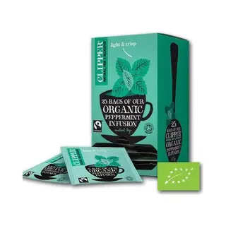Clipper thee Clipper Fairtrade Infusion Peppermint Bio - 6 Stuks