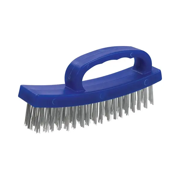 D-handle Wire Brush - 4 Row - Silverline thumbnail