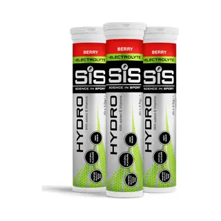Science In Sport - Sis Go Hydro Bruistabletten - 300mg Elektrolyten - Berry Smaak - 3x20 Tabletten