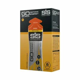 Sis Go Isotonic Energy Gel Pack Orange 6 X 60 Ml
