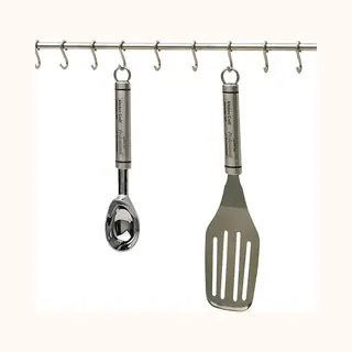 Kitchen Craft Kitchencraft Edelstahl-küchenutensilien-hängegestell Mit 12 Haken, 52 Cm (20, 5")