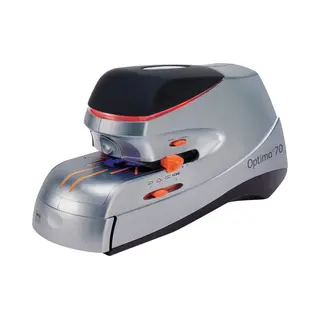 Rexel Optima 70 Heavy Duty Elektrische Nietmachine Zilver/Zwart