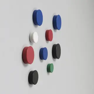 Nobo Magnetic Whiteboard Magnets 8 pack 20mm Coloured Magnets