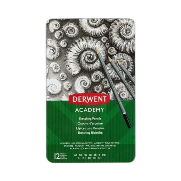 Derwent Academy potlood 12 stuk(s) Grijs thumbnail