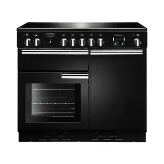 Rangemaster Professional+ 100 Ceramic Range cooker Electric Black