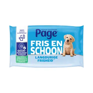 Page Vochtig Toiletpapier Compleet Schoon 38 Stuks