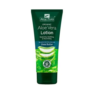 Aloe Pura Organic Aloe Vera Lotion, Natural, Vegetarian, Cruelty Free, Paraben & Sls Free, Soothing, Moisturising, 200 Ml