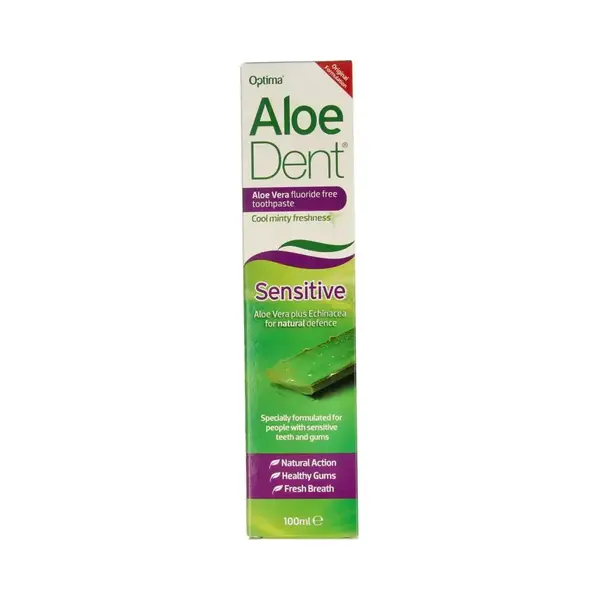 AloeDent Sensitive Fluoride Free Toothpaste thumbnail