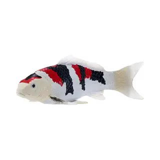 Mojo - Showa Sanshoku Koi | Hand-Painted Toy | Sealife Collection | True To Life & Highly Detailed | Designed In The Uk