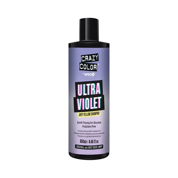 Crazy Color Ultraviolet Anti Yellow Shampoo 250ml thumbnail