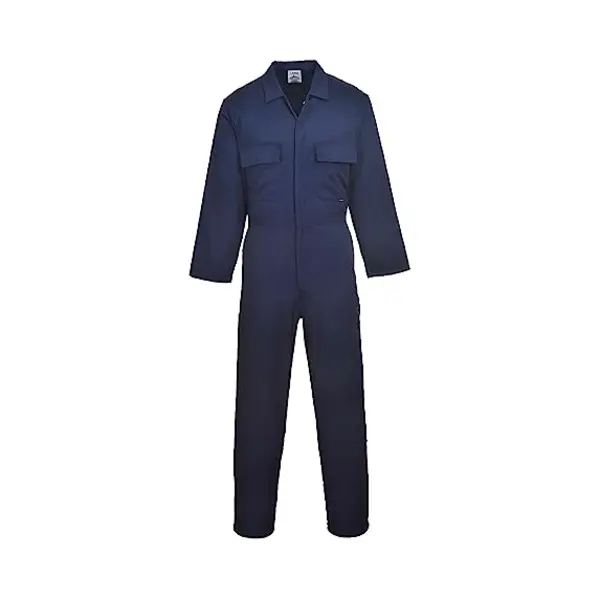 Portwest S999 Men's Work Coveralls - Protective Polycotton Work Overalls Durable Workwear Boiler Suit For Mechanics Warehouse Garages Diy Navy, Large thumbnail