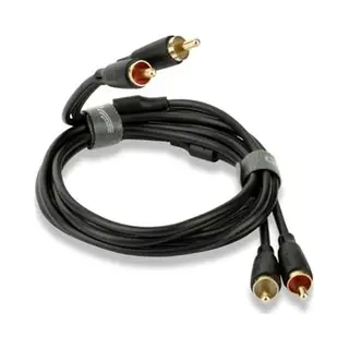 Qed Connect 2 Male X Phono To 2 Male X Phono Rca Audio Cable (1.5)