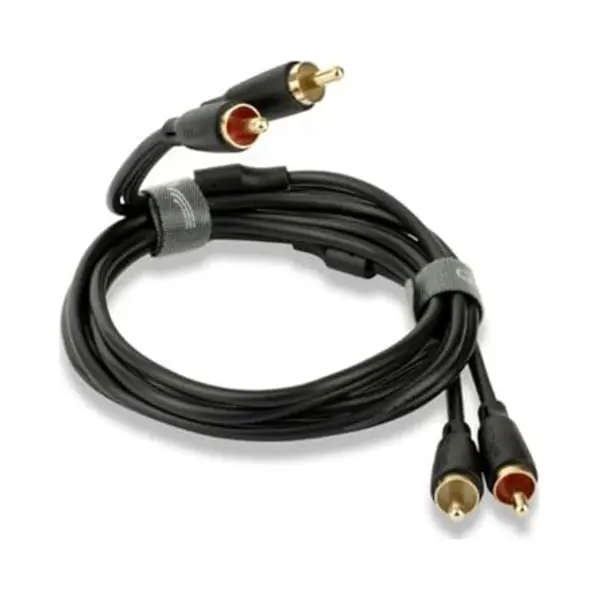 Qed Connect 2 Male X Phono To 2 Male X Phono Rca Audio Cable (1.5) thumbnail