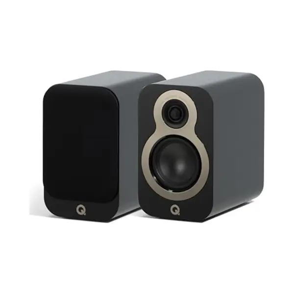 Q Acoustics 3010c Kompakte Bücherregal-Lautsprecher, 2-Wege-Reflexgehäuse, 10, 2 Cm Bass-Treiber, 2, 3 Cm Hochtöner, Stereo-Lautsprecher/passive thumbnail