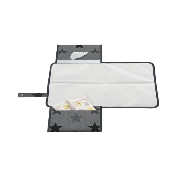 Dooky 5626466 verschoonkussen Polyester, Schuim, Polyethyleenvinylacetaat (Peva) Zwart Plat thumbnail