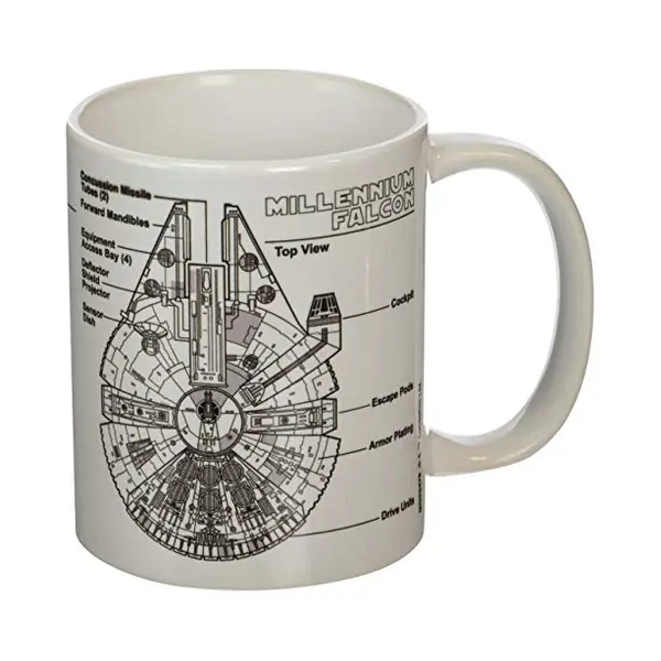 Tazza Star Wars (Millennium Falcon Sketch) thumbnail