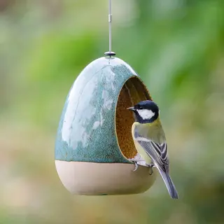 C J Wildlife Cj Wildlife Vogeldrinkschaal Voor Tuinvogels - Vierno Drinker - Waterschaal Voor Buiten - Keramische Drinkschaal - Hangend