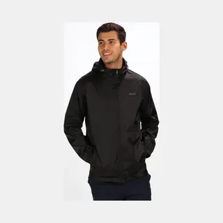 Regatta Men's Pack-It Iii Waterproof Packaway Jacket In Black | Size, Small