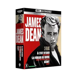 Warner Bros James Dean - Coffret 3 Films , Géant + La Fureur De Vivre + à L'est D'eden 4k Ultra Hd [Blu-ray] [Fr Import]