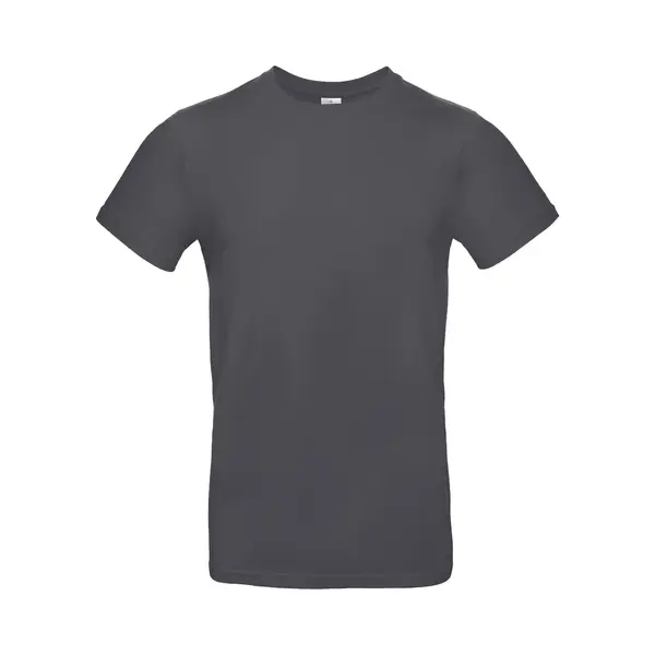 B&C Exact 190 T-Shirt - Ronde Hals - Unisex - Donker Grijs - Small thumbnail