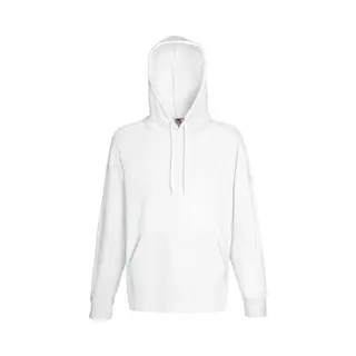 Fruit Of The Loom Heren Lichtgewicht Sweatshirt Met Capuchon / Hoodie (240 Gsm) (Wit)