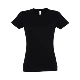 Sol'S Women's Imperial Short-Sleeved T-Shirt In Midnight | Size, Medium