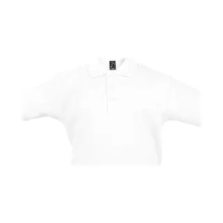 Sol'S Summer Ii Pique Polo Shirt In White | Size, 8 Years