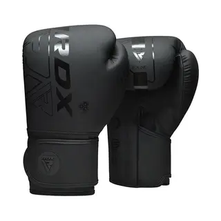 Rdx Sports store Rdx F6 Kara Boxing Training Gloves Black - Black / 14oz