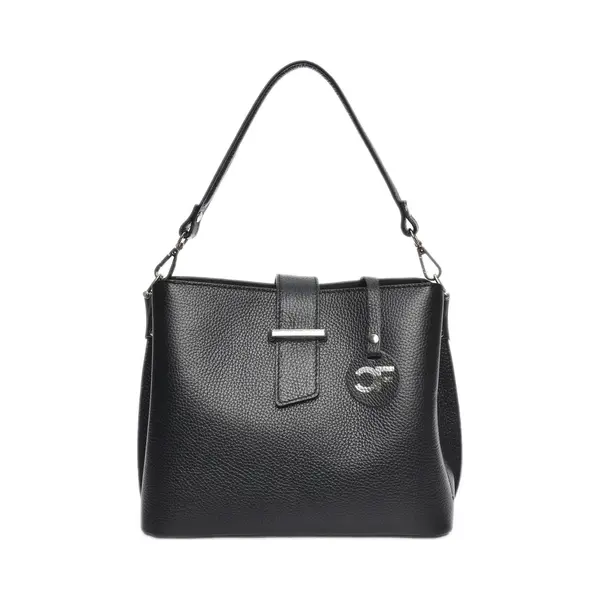 Carla Ferreri Handtasche Aus Leder In Schwarz thumbnail