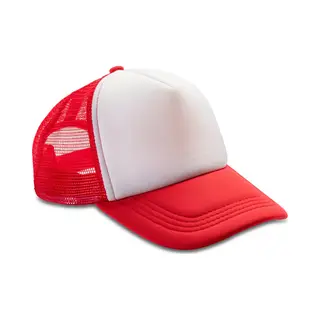 Result Detroit ½ Mesh Truckers Cap RH089 - Red/White - One Size