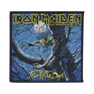 Iron Maiden Patch - Fear Of The Dark - Voor Geen - Meerkleurig