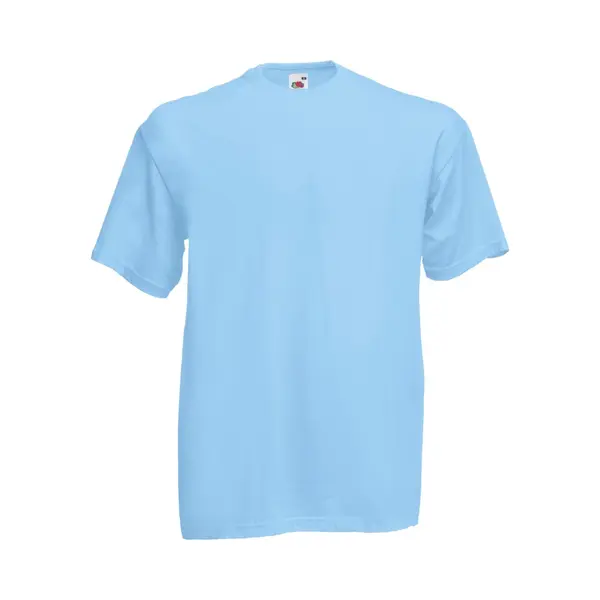 Fruit Of The Loom Heren Valueweight T-shirt Met Korte Mouwen (Hemel Blauw) thumbnail