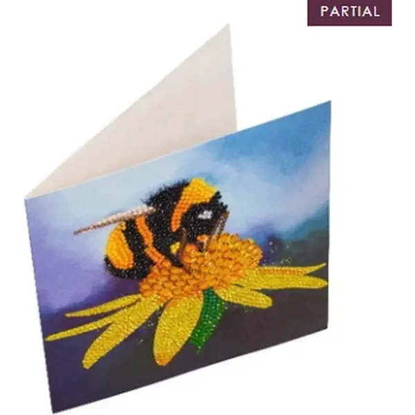 Crystal Art Crystal Card Kit | Diamond Painting Bumblebee thumbnail