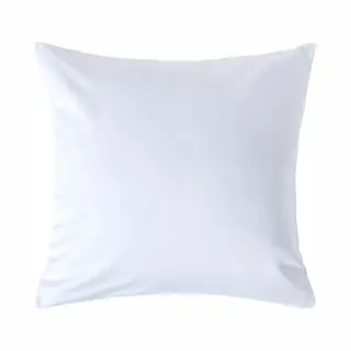 Homescapes - Kopfkissenbezug 100% Ägyptische Baumwolle Fadendichte 1000, Weiss, 40 X 40 Cm